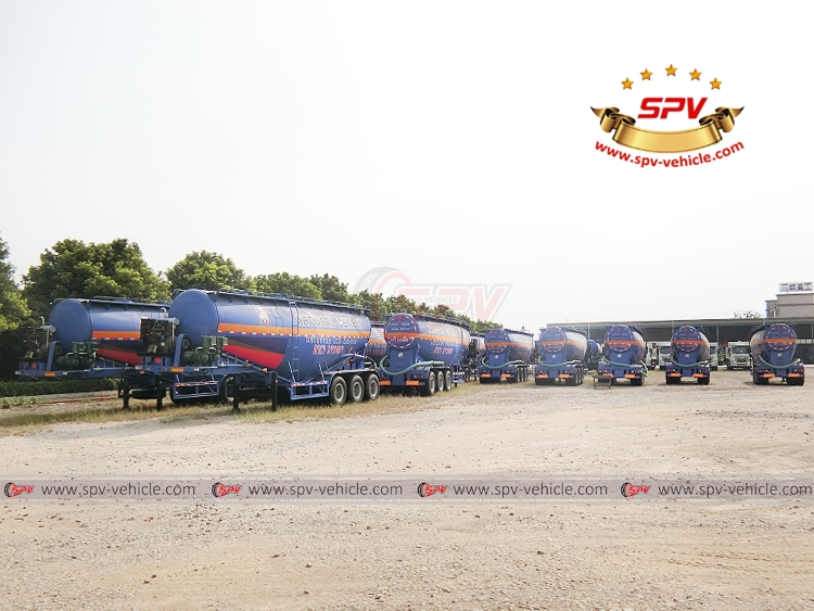 Bulk Cement Tank Semi-trailer - RB Bulk Cement Tank Semi-trailer - RB